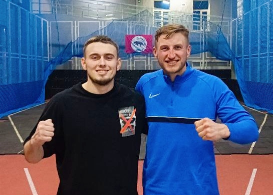 Ігор ВИСОЦЬКИЙ з тренером Іваном ПАНАСЮКОМ